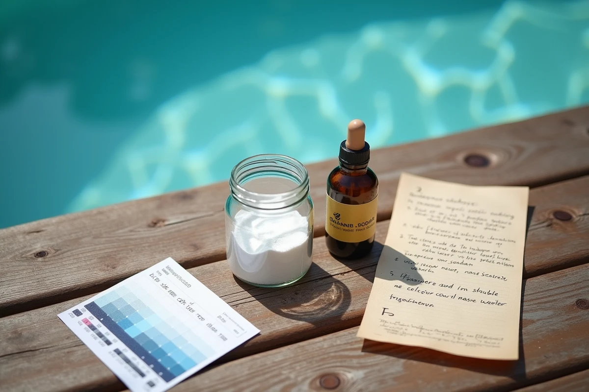 Produits naturels alternatifs pour traiter une piscine après excès de clarifiant, bicarbonate et enzymes