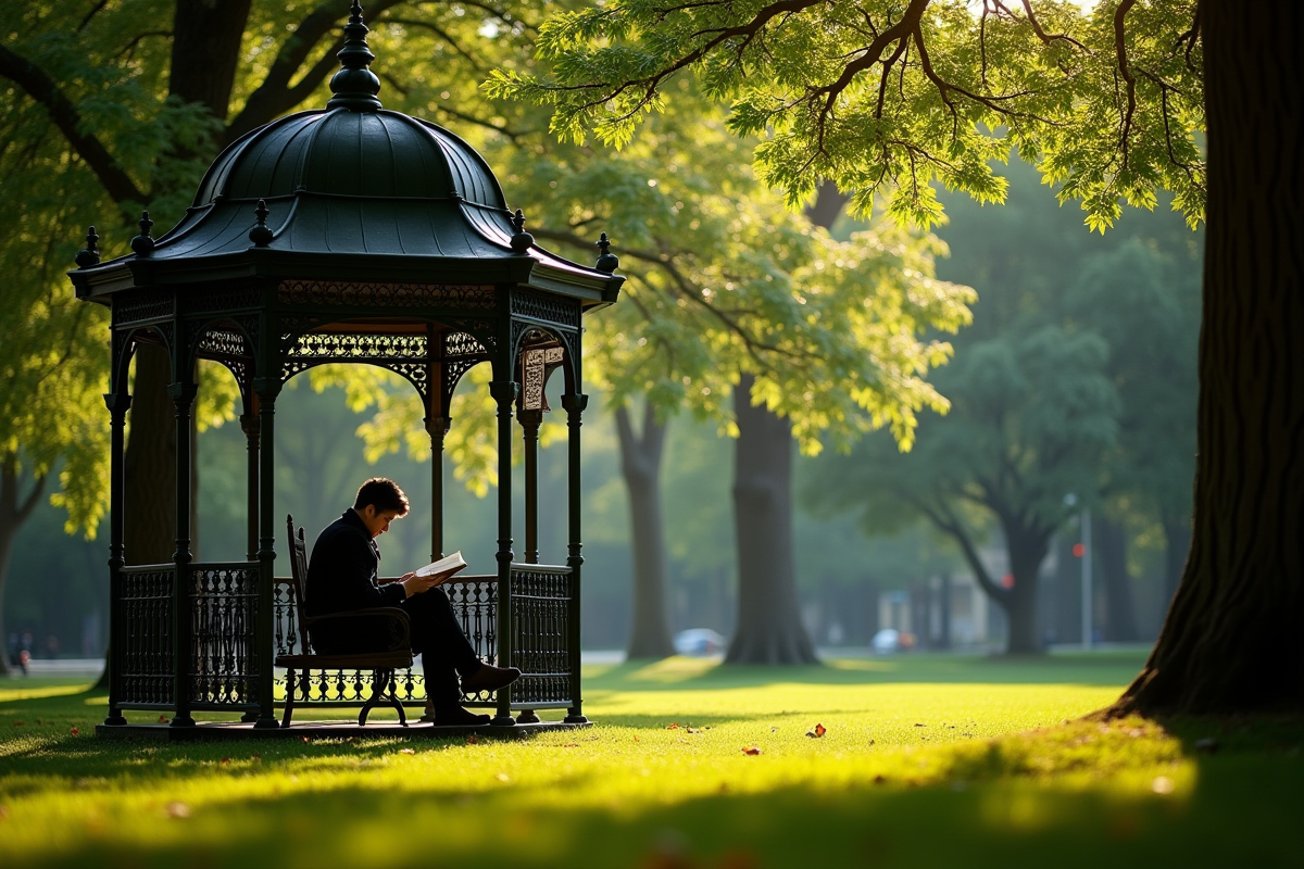 gazebo ombre